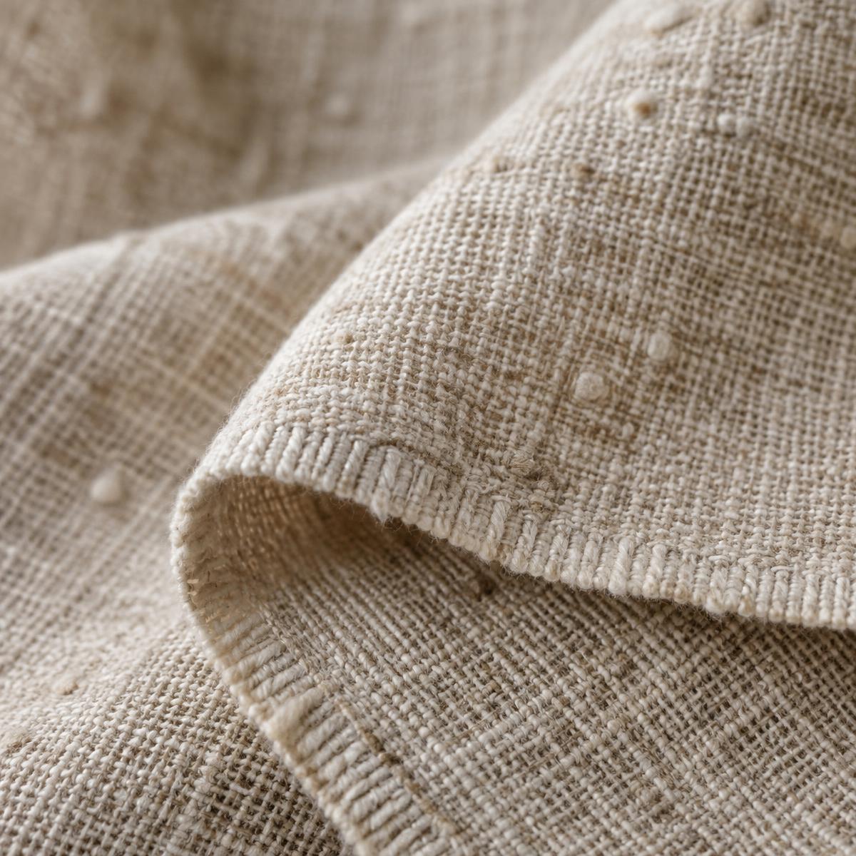 Weave, weight, hand — the vocabulary of material.